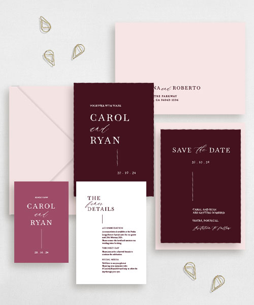 estacionario de casamento lovely