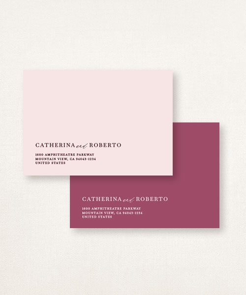 Estacionário de casamentos semi-custom envelopes Lovely