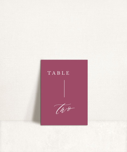 Estacionário de casamentos semi-custom table number Lovely
