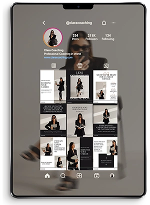 Template profissional para Instagram