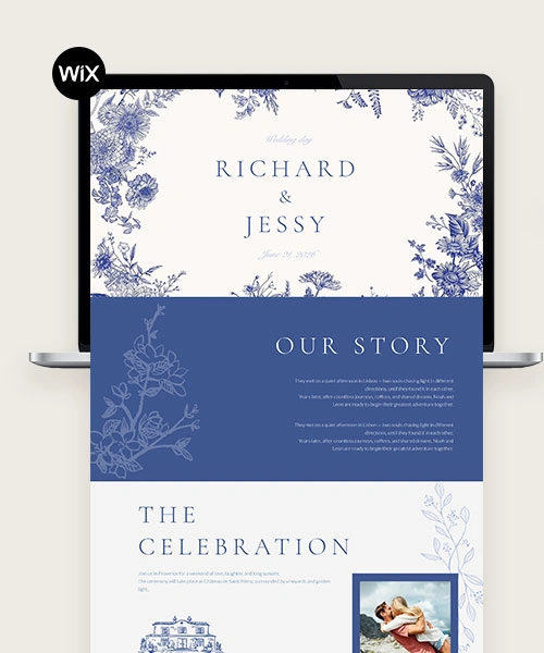 Template digital para convite de casamento online