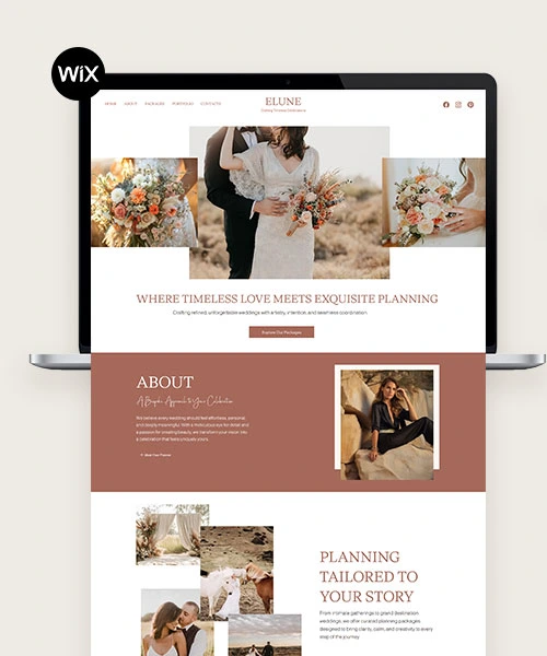 Website Wix responsivo e moderno