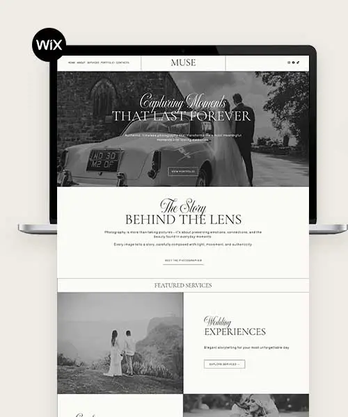 Template Wix para empresas e negócios