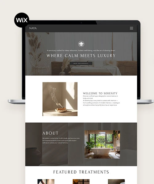 Template Wix premium para empresas